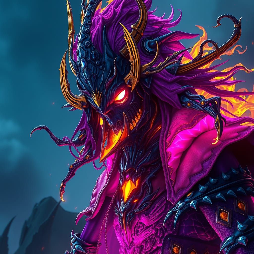 Cosmic Punk Morte Lenta In Dark Fantasy