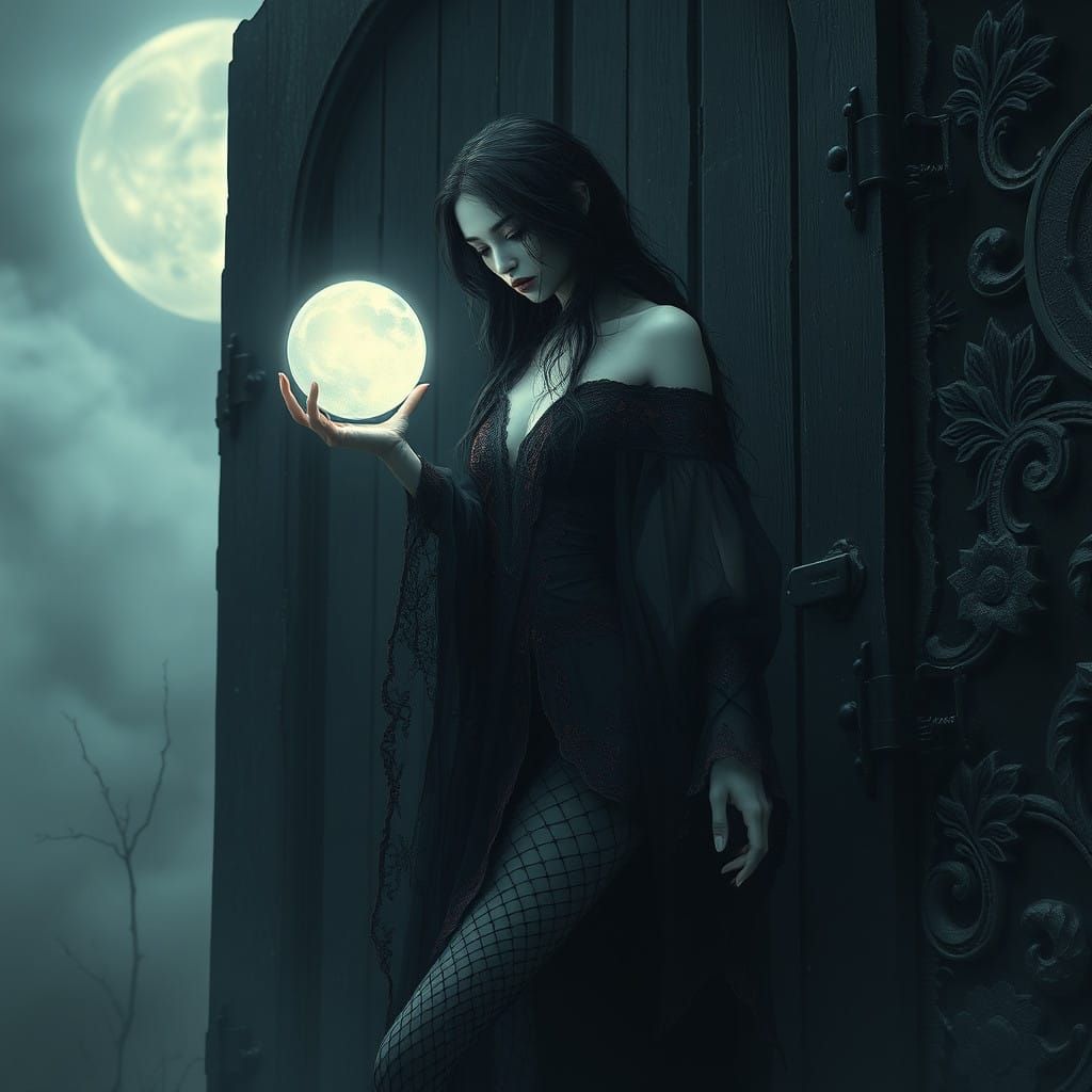 Ethereal Wraith in Mystical Elegance