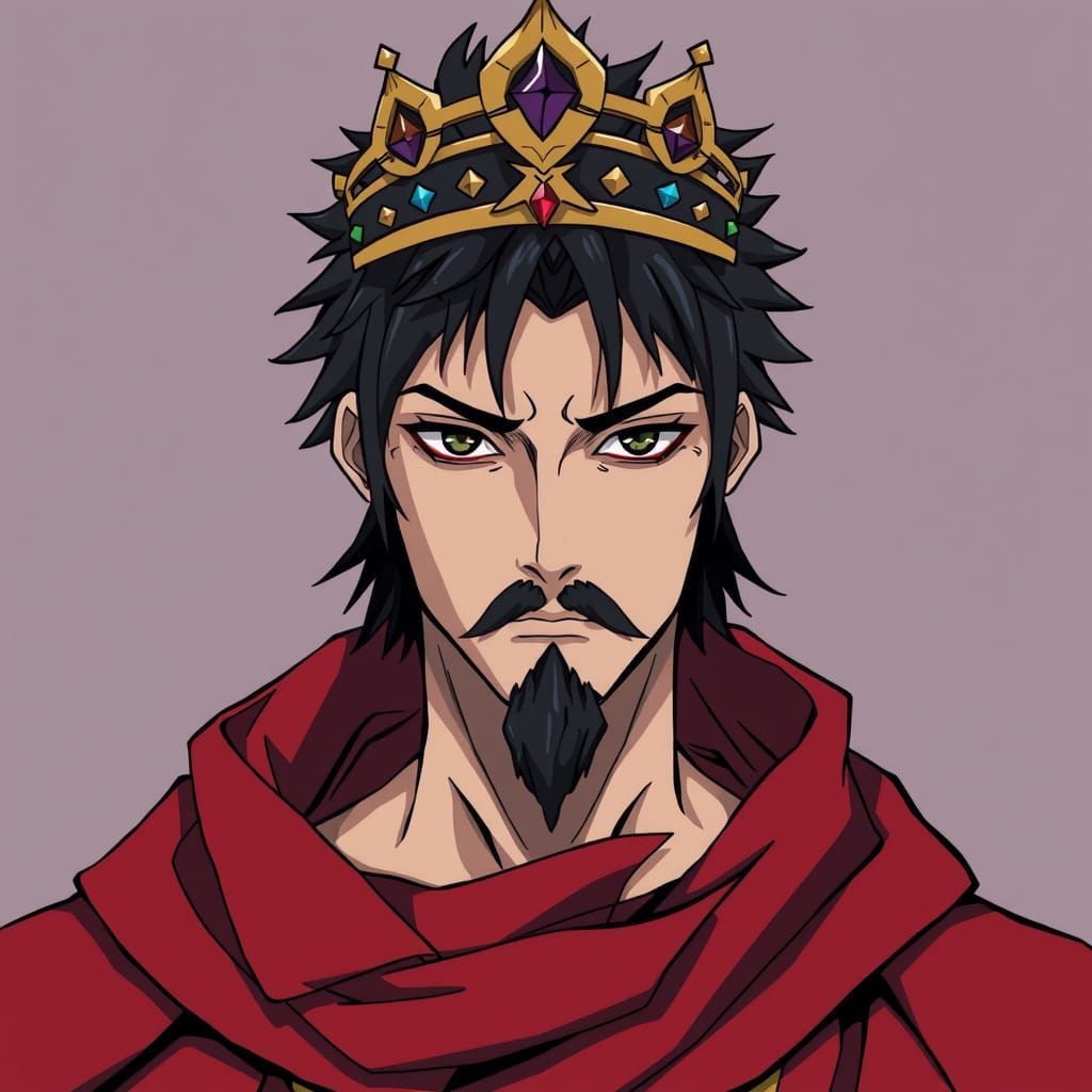 Cultist Leader with Spiky Hair and Crown in Hunter x Hunter ...
