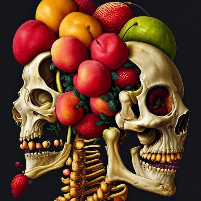 Fruity Death: An Orchard Reaper Portrait