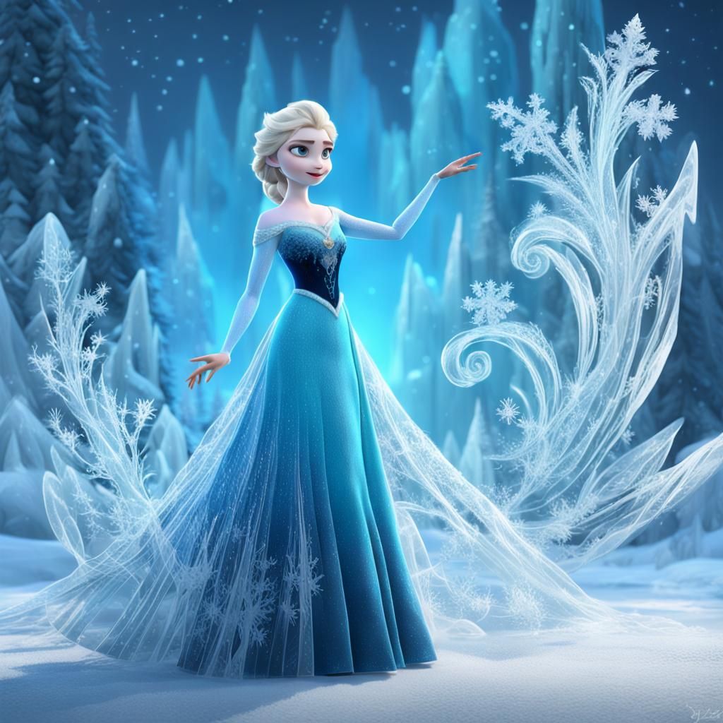 Elsa in movie Frozen