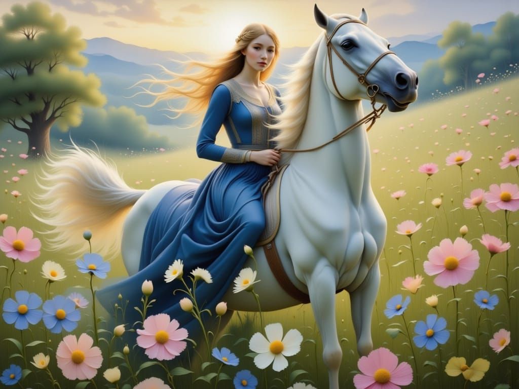 Lora:Medieval Spirit Flux and lora:Etherealisim - playing nicely together!