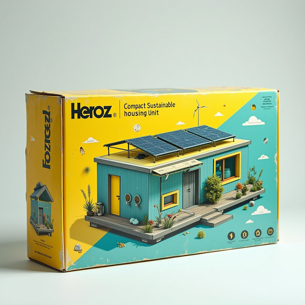Model Kit Packaging: Sustainable Post-Disaster Housing