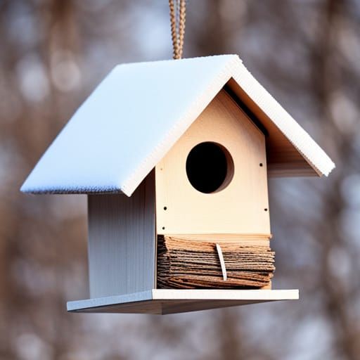 Book Page Birdhouse: A Literary Nest