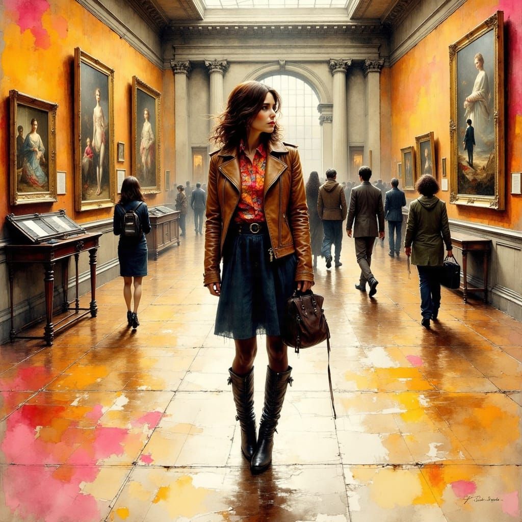 Lacey Chabert at the Metropolitan Museum of Art