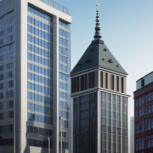 Santander Bank Interior: Hyperrealistic Impressionistic Eval...