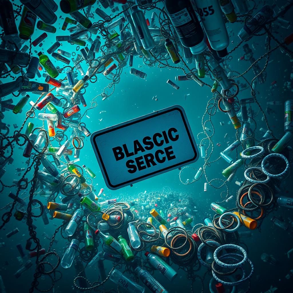 Haunting Sign in Plastic Pollution Vortex