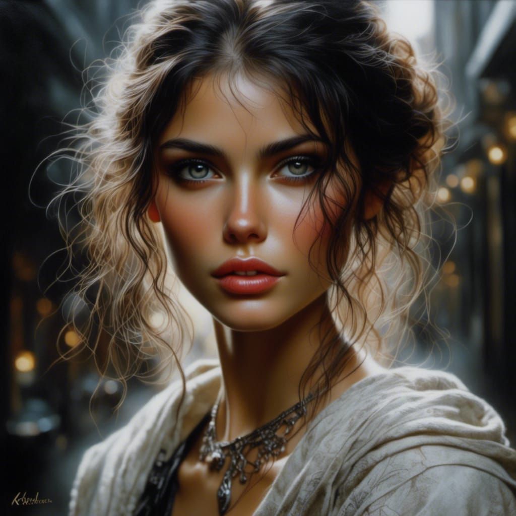 Mad Scientist Portrait in Hyperreal Style