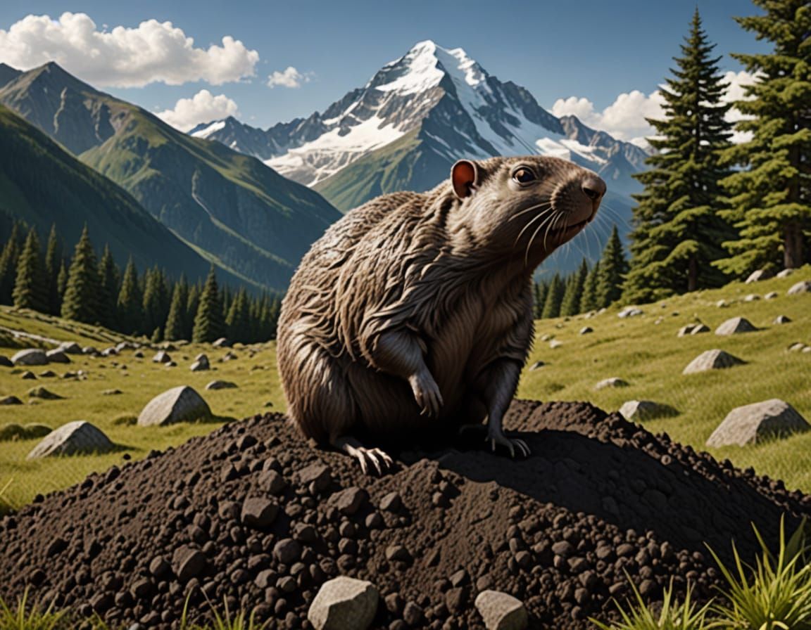 Mountain Out of a Molehill Concept