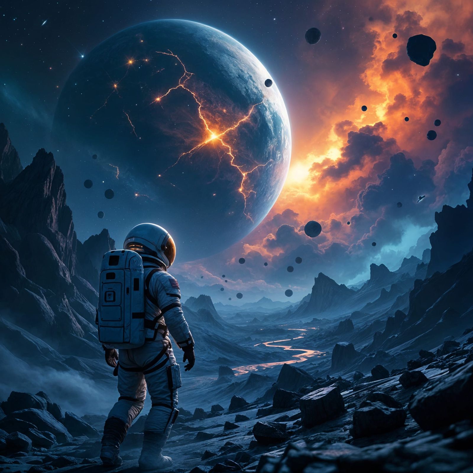 Astronaut Adrift in Cosmic Tragedy