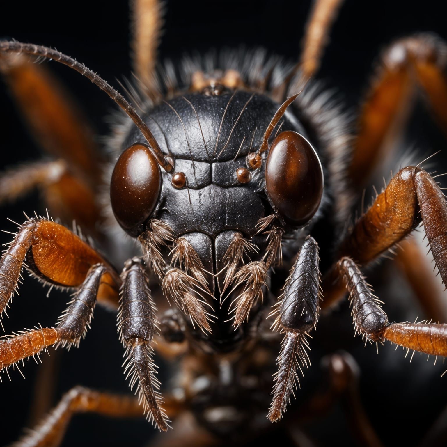 Hyperrealistic Ant Portrait in Stunning 8K Resolution