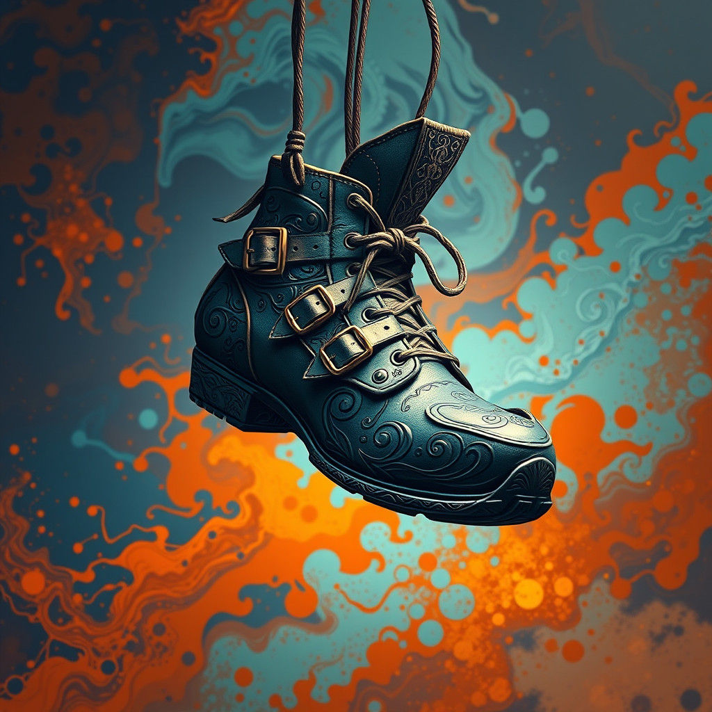 Mystical Shoe in Fantasy Concept Art