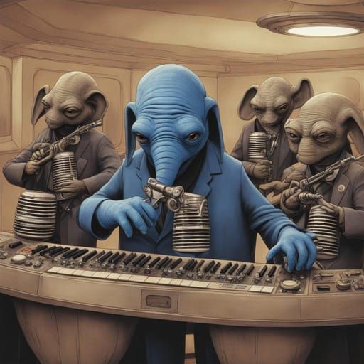 Pure Black Image Generated by AI