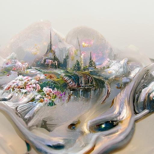 Ethereal Fantasy Landscape in Dreamcore Style