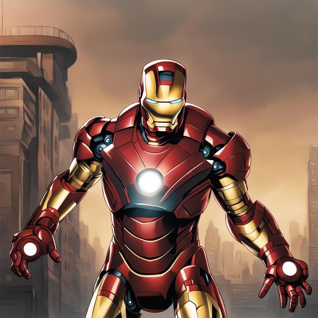 Iron Man Digital Rendering