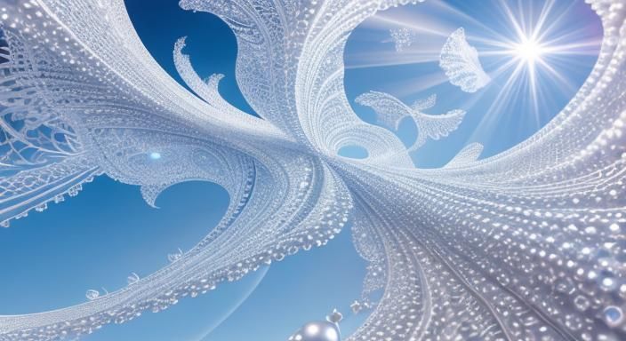 Lace and Diamond Limousine in Abstract Style