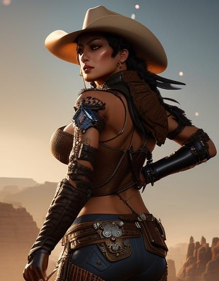 Woman on Wild West