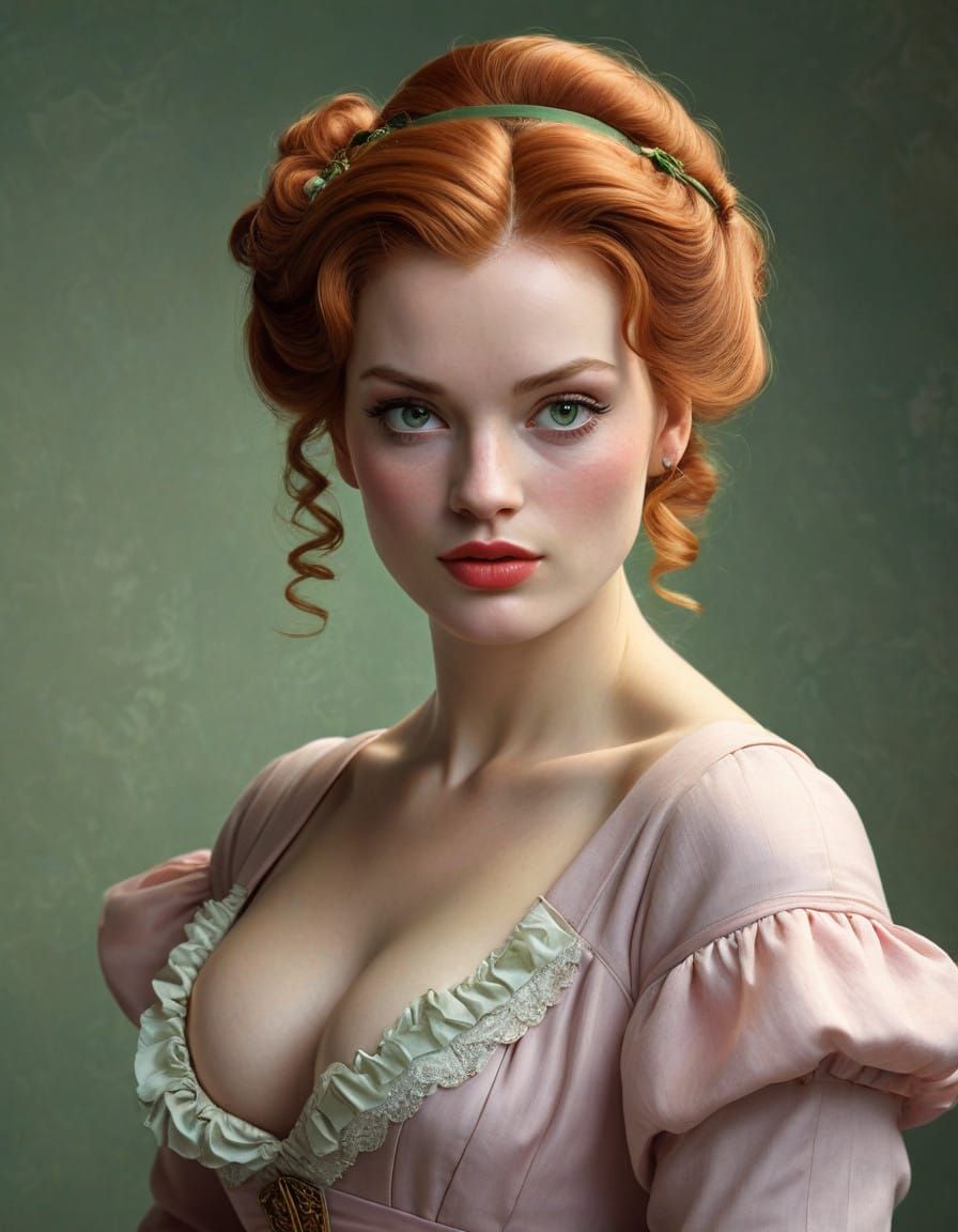 Regency Beauty in Elegant Updo