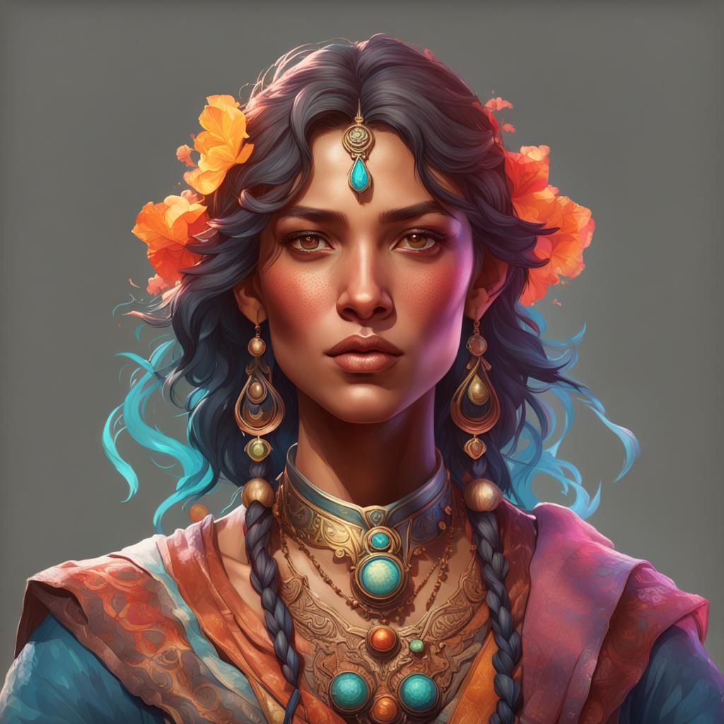 Detailed Portrait Concept Art in 8k Resolution