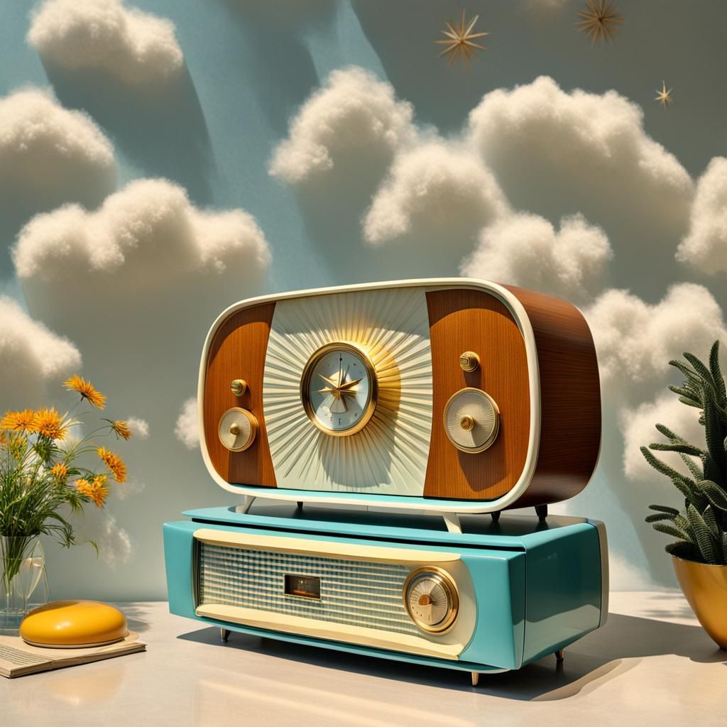 1950s clock radios