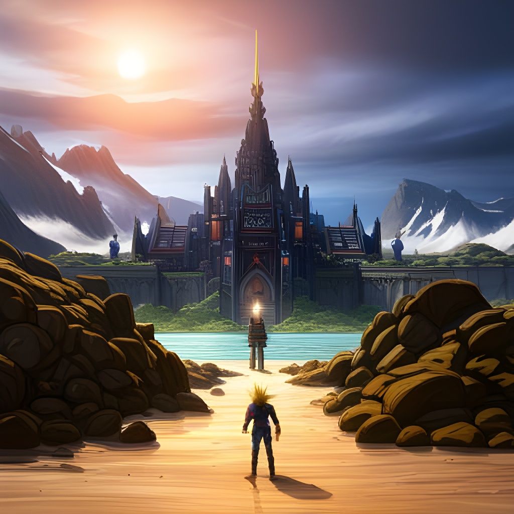 All Might: Symbol of Peace in Detailed Digital Art