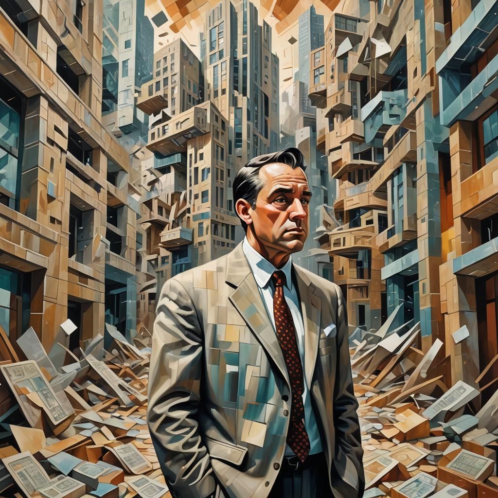 Financial Disillusionment: Cubist Ruins of an Investor's Nig...