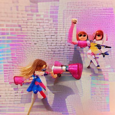 AI Generated Image of Girl Power
