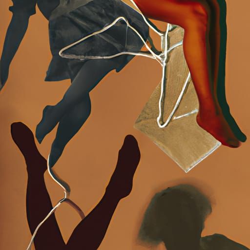 Arms legs shadow play.