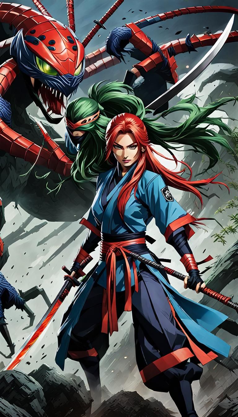 Kunoichi versus Yokai