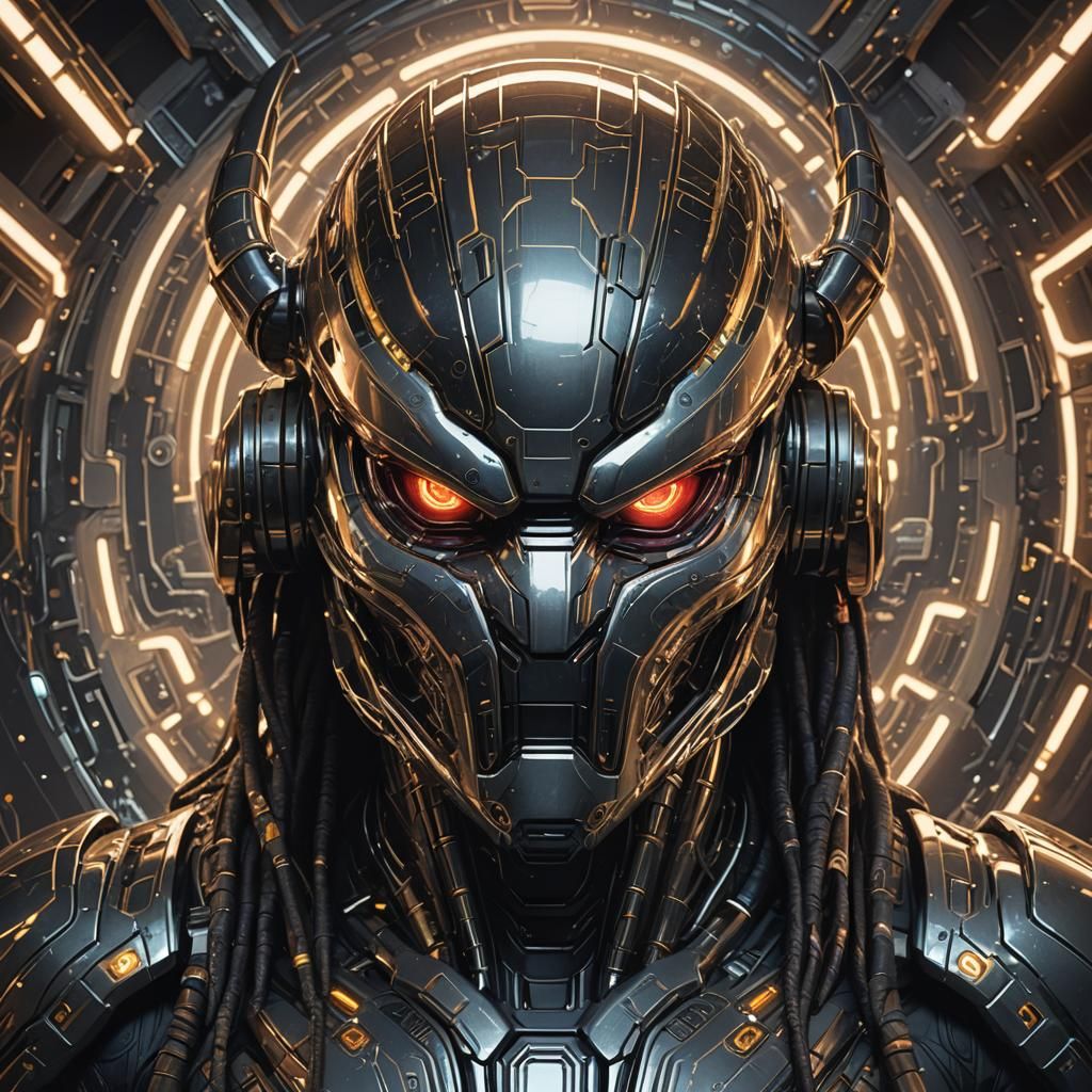 Predator Helmet with Fantasy Armour 2271