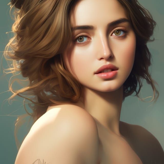 Hyperdetailed Portrait of Ana de Armas