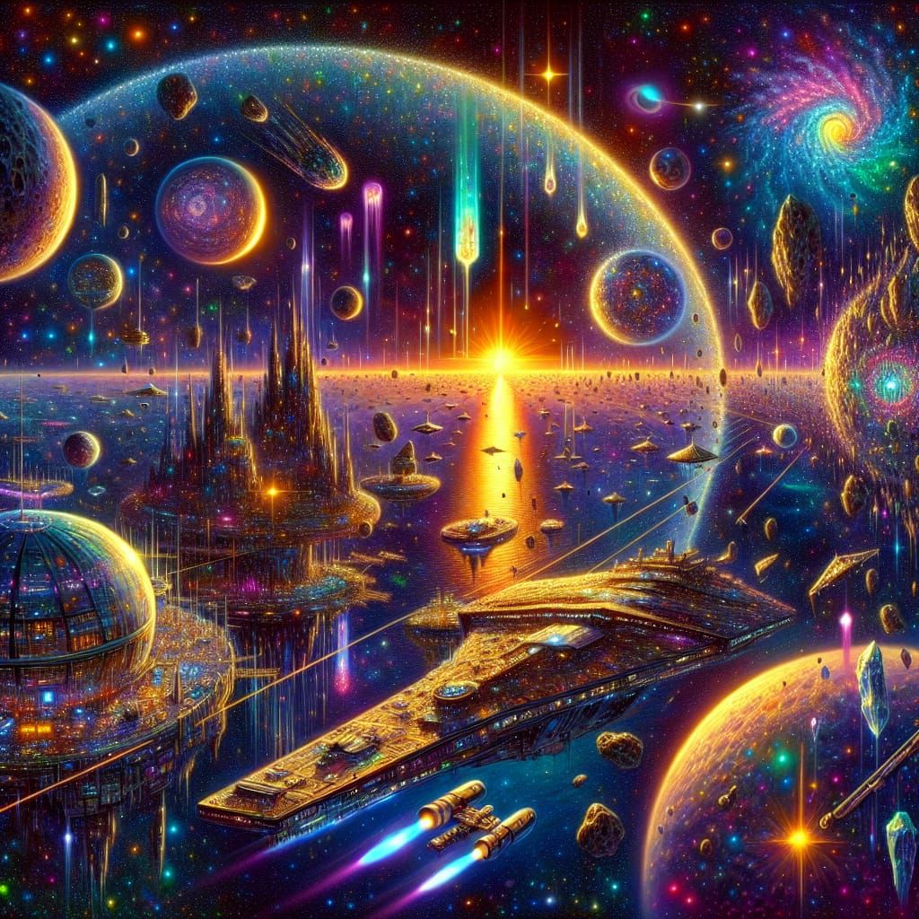 Spectacular Spaceship View of a Fractured Planet