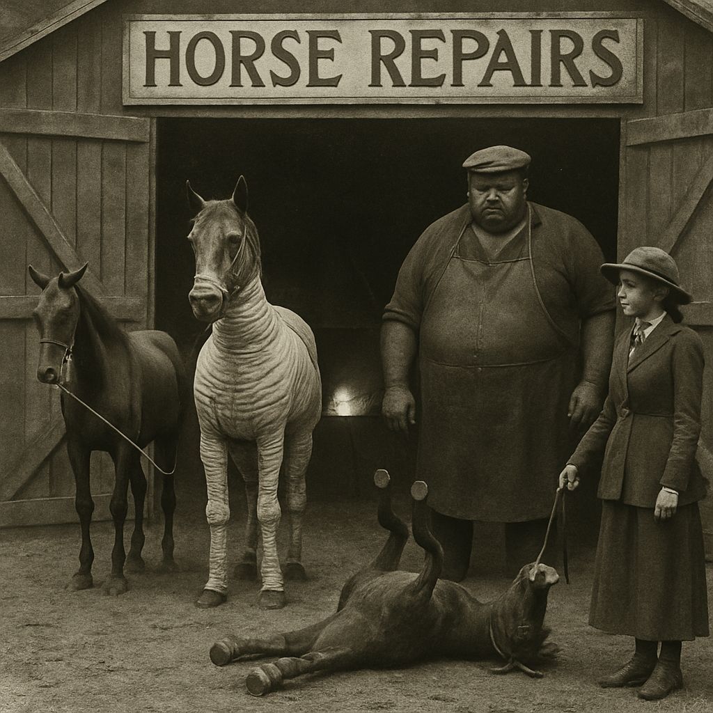 The Proprietor:  Look luv, you don't 'ave anything a bit..."fresher"?