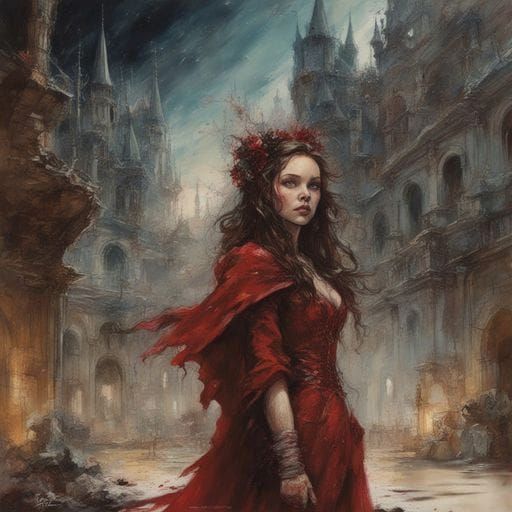 Scarlett Witch AI Generated Image