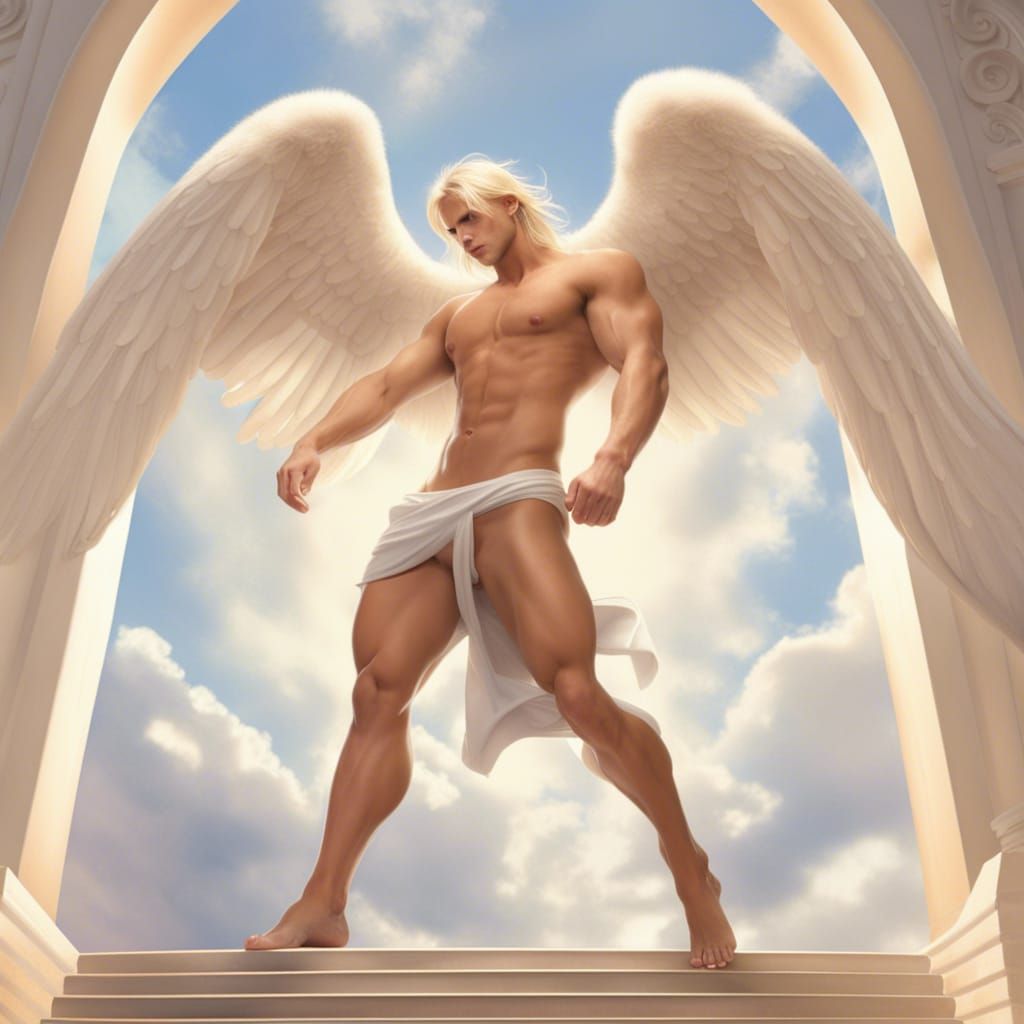 Angel Guards the Gates to Heaven