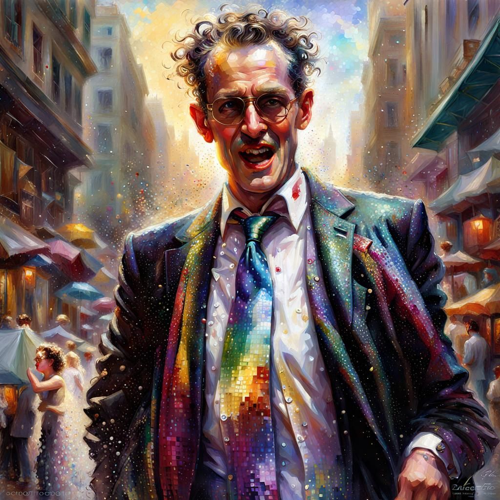 Eldritch Mosaic of Ecstatic Emotion in Kinetic Style