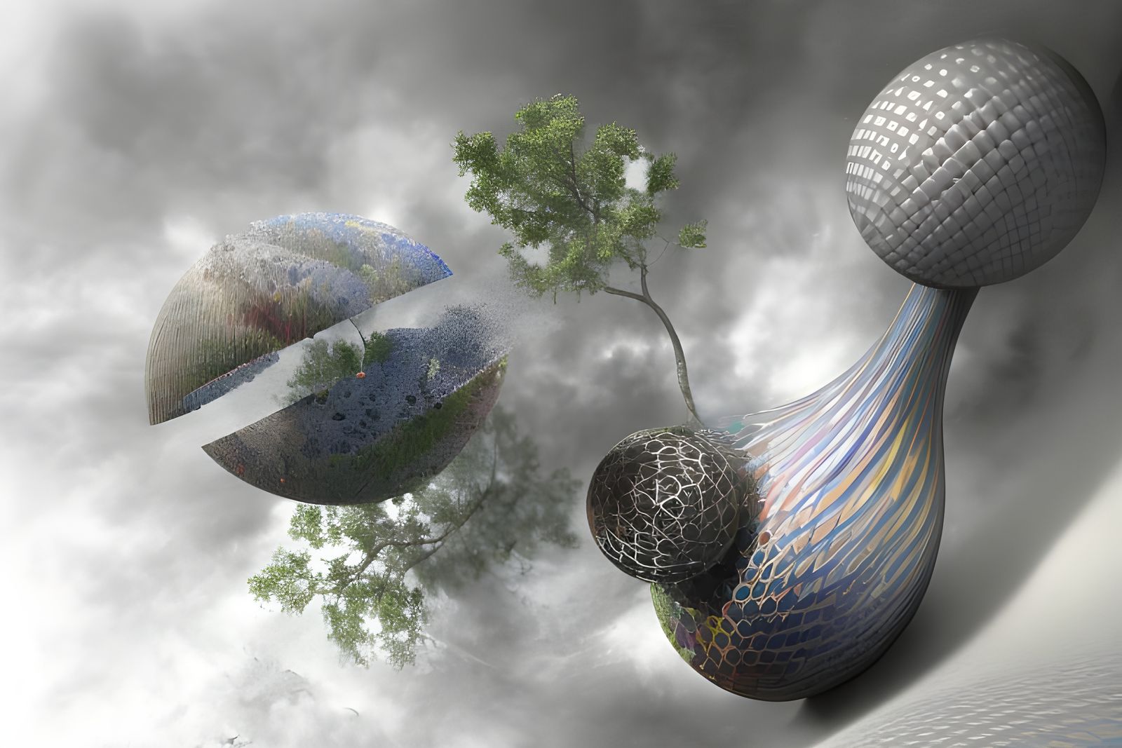 Geometric Abstract: Polychromatic Cycles in 8k Resolution