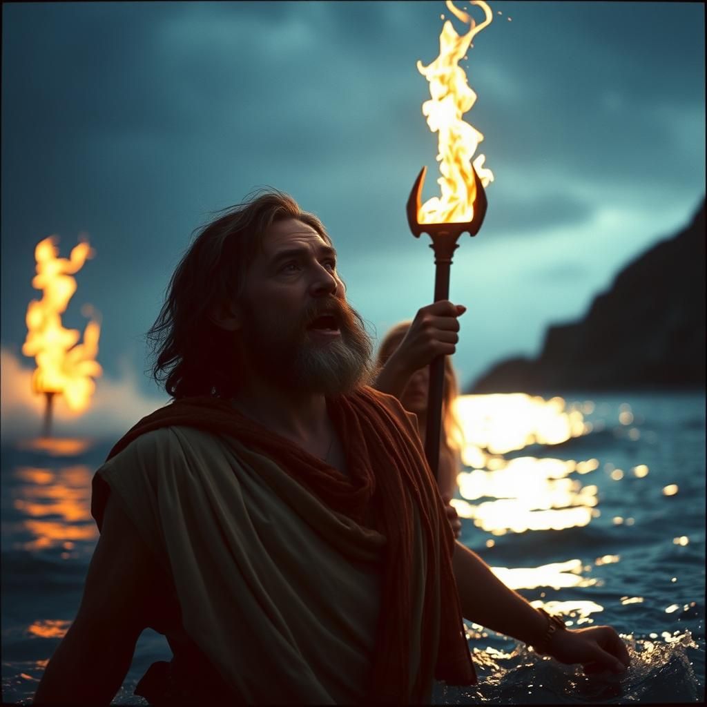 Odysseus and the Sirens' Song: A Cinematic Scene