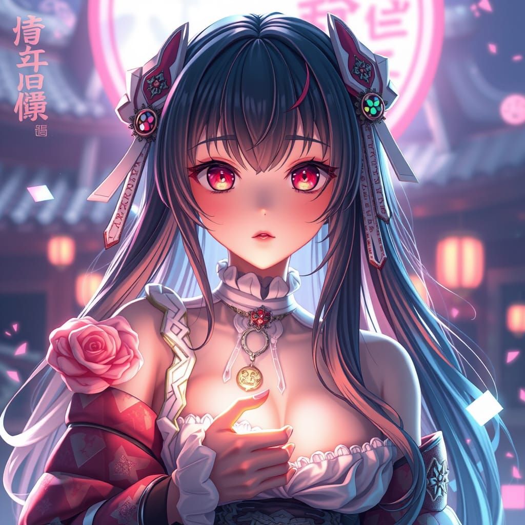 Anime-Inspired Digital Art in Vibrant 8K Resolution