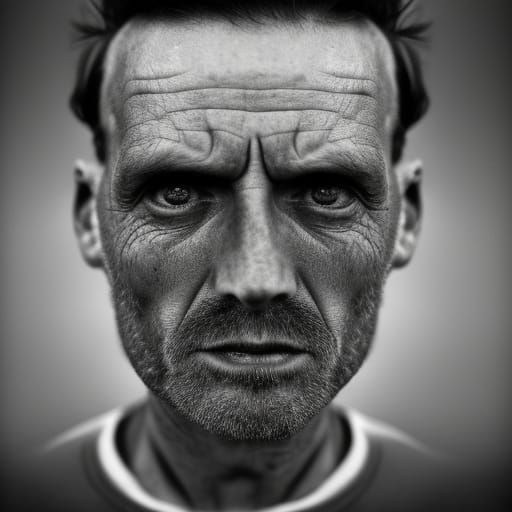 man defying the death figure