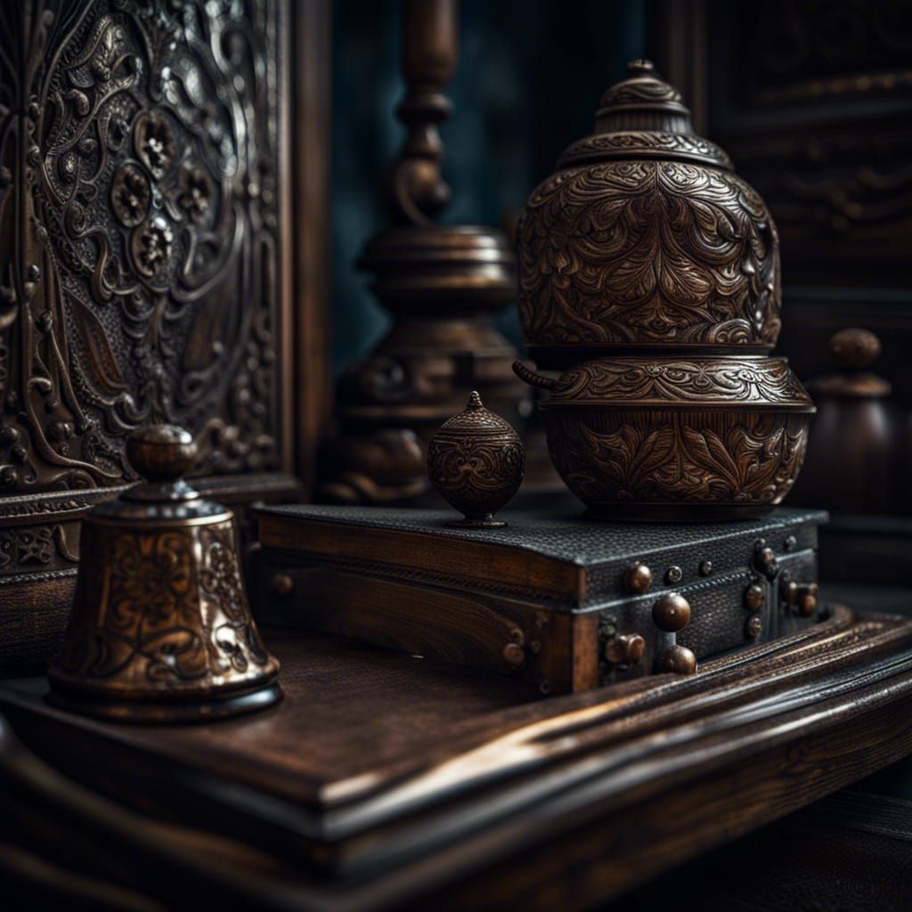 Detailed Hyperrealistic Composition in HDR