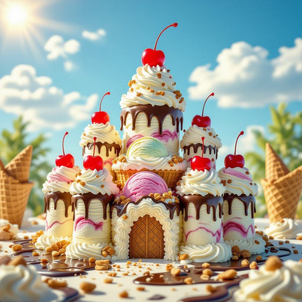 Ice cream castle