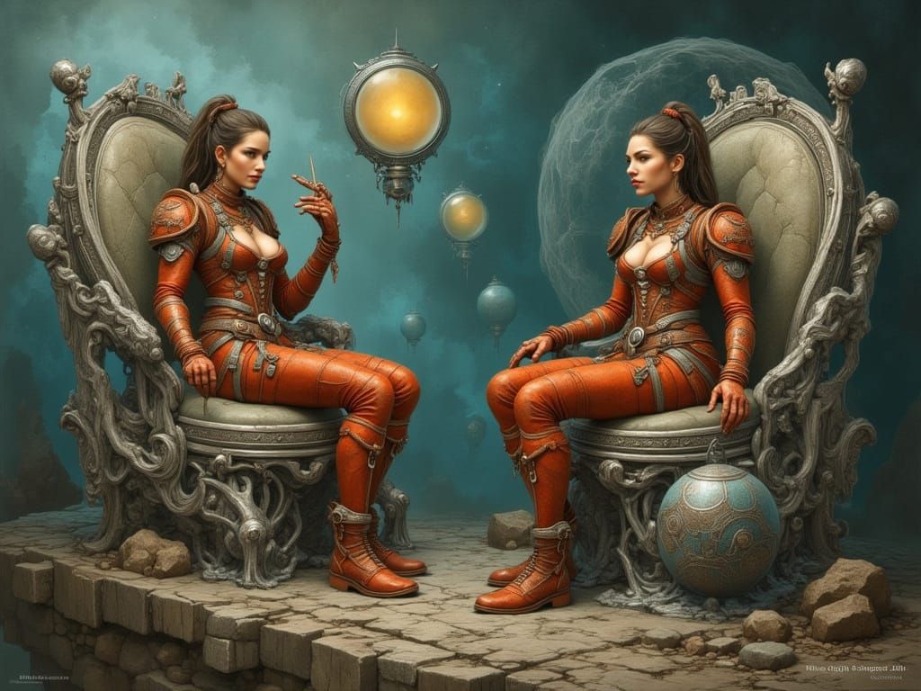 Surreal Space Odyssey with Baroque-Inspired Pilots