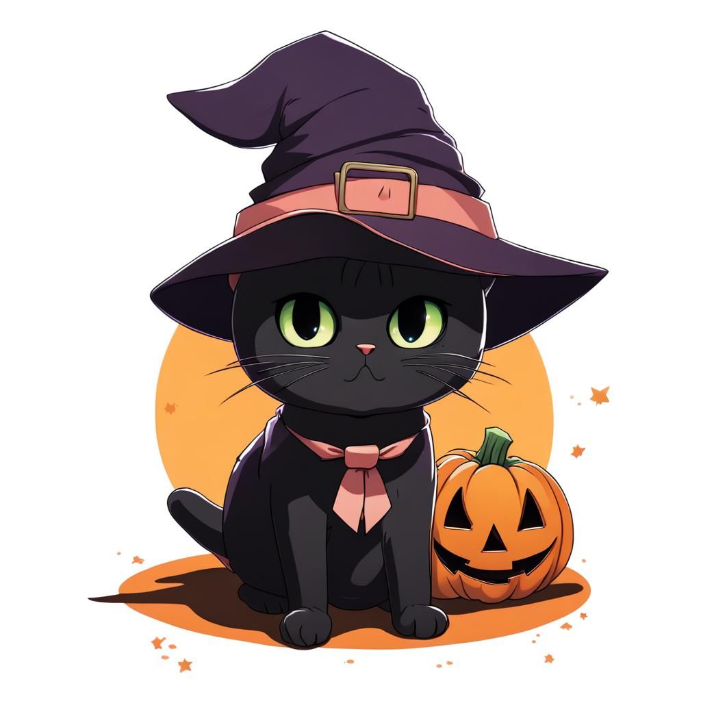 Halloween Anime Art: Hyperrealistic and Atmospheric