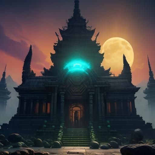 Goro, Outworld Champion, in High Fantasy Art