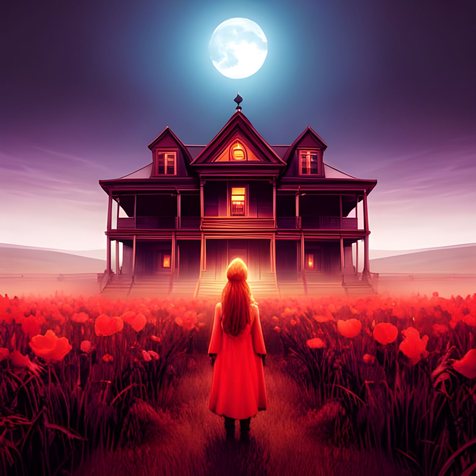 Forgotten Spirit Portrait in Romantic Style