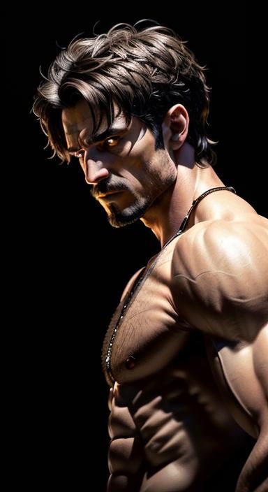 Geb, Earth God of Fertility in Charles Vess Style