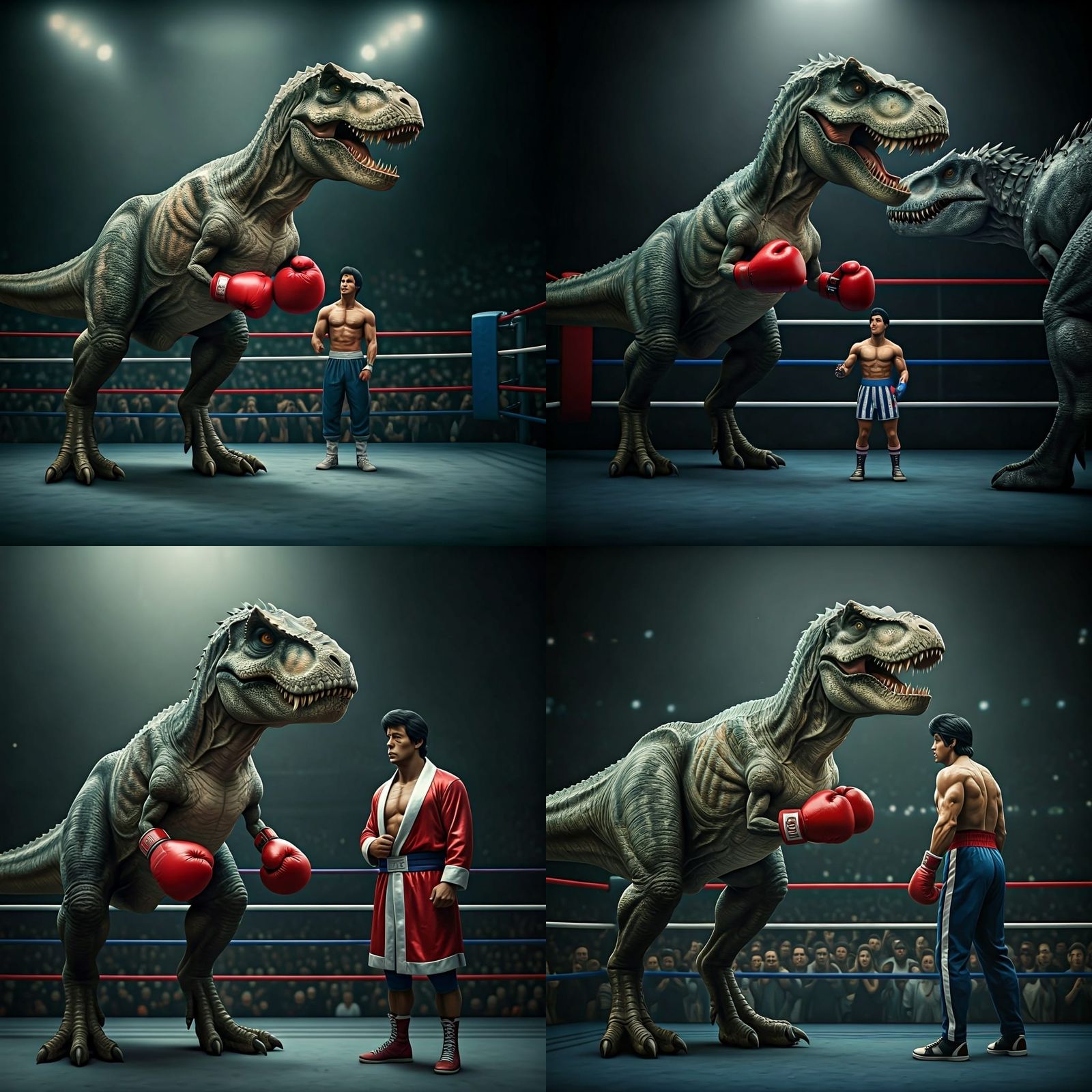 Rexy vs Indominus Rex: Cinematic Boxing Match