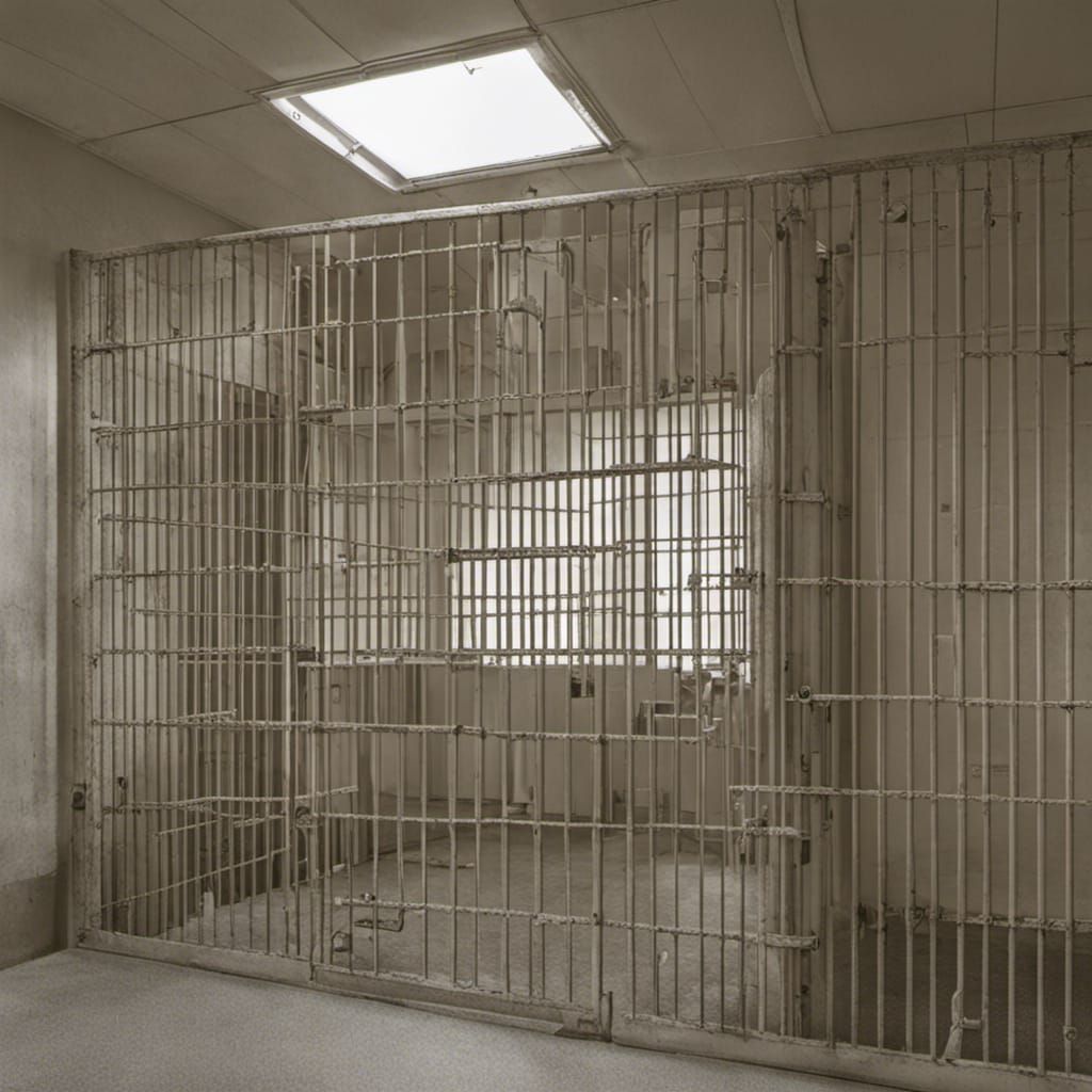 Eerie Empty Prison Cell