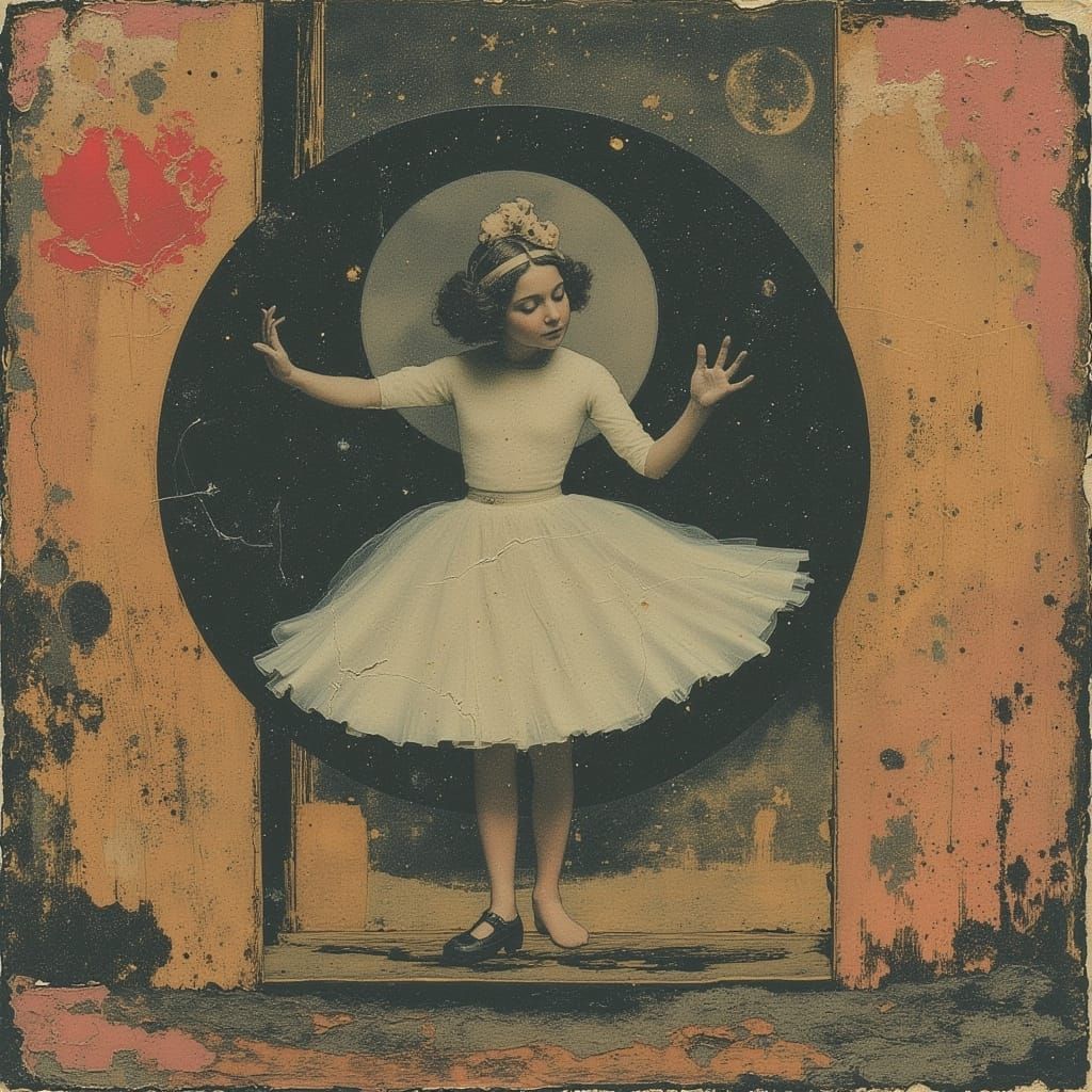 Haunting Music Box with Porcelain Dancer